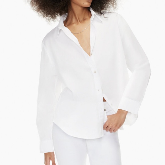 Aritzia Denim Forum The Jane Longsleeve Shirt size xs - Picture 1 of 9